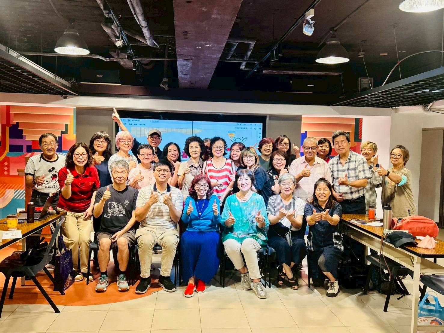 課程活動照片：學員分組討論